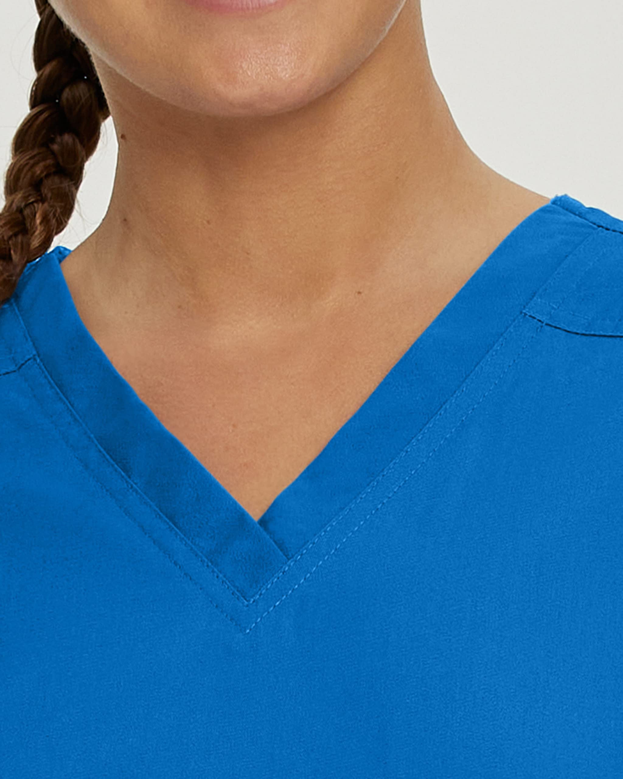 Landau Essentials 8111 Ceil Blue XS - Premium Medical Scrubs for Healthcare Professionals | Comfortable & Durable Workwear for Nurses, Doctors & Dentists | Perfect for Hospitals, Clinics & Long Shifts