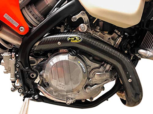 P3 201099 Header Heat Shield - High-Performance Carbon Fiber for Automotive Exhaust Protection - Perfect for Racing, Performance Upgrades & Engine Bay Heat Management