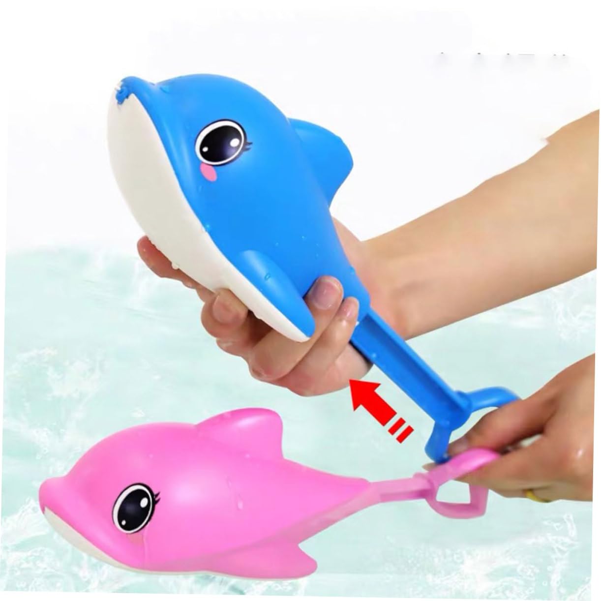 UPKOCH 3 Pack Water Spray Bath Toys for Kids - Fun Squirt Bathing Toys for Toddlers & Babies - Blue Color - Perfect for Pool, Beach & Bathtime Play