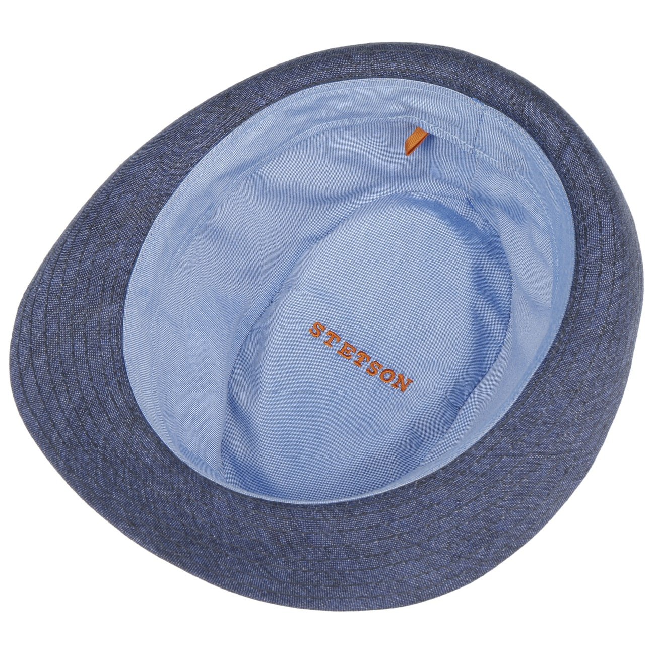 Stetson Geneva Linen Trilby Hat for Men - Classic Summer Fedora with Brim - Perfect for Outdoor Events, Weddings & Beach Vacations