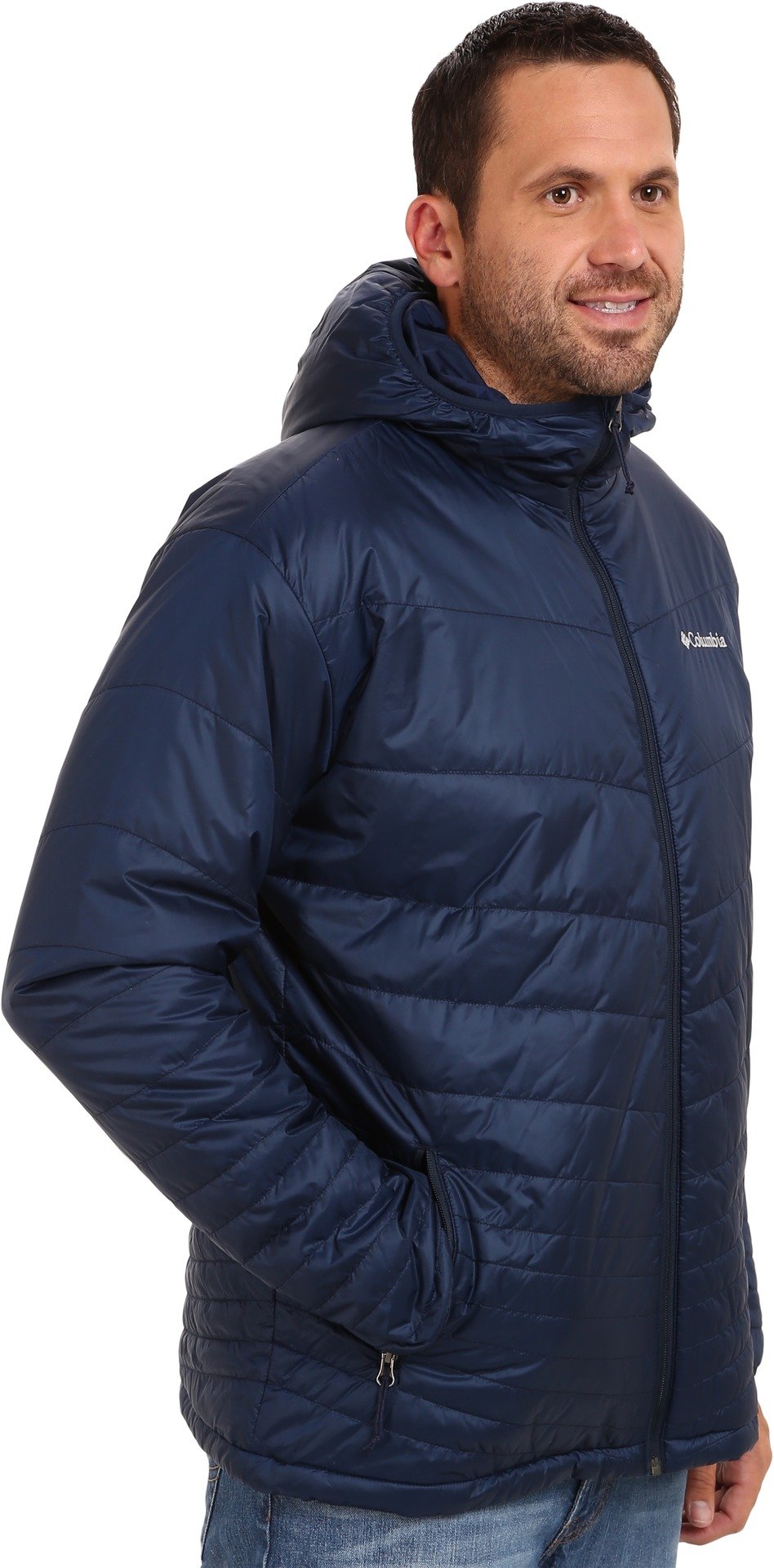 Columbia Women's Mighty Light Hooded Jacket - Water-Resistant Windbreaker for Hiking, Camping & Outdoor Activities | Lightweight Packable Rain Jacket for Travel & Everyday Wear