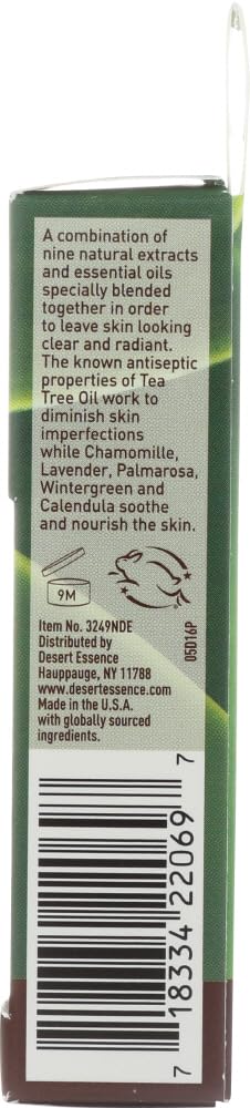 Desert Essence Tea Tree Oil Blemish Touch Stick 0.31 oz (18 Pack) - Natural Acne Spot Treatment for Face & Body - Perfect for Travel, Gym & On-The-Go Skincare