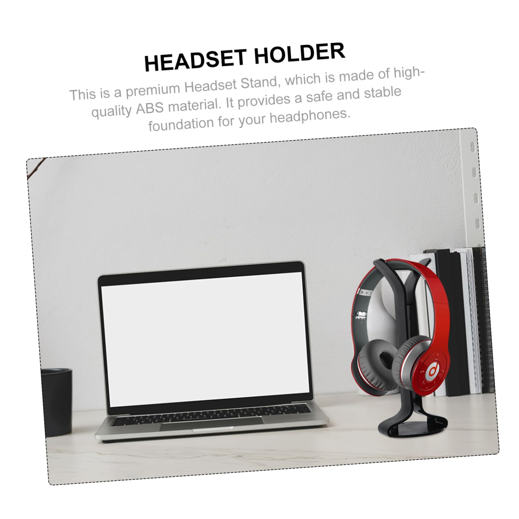Uonlytech 3 Pack Headphone Display Stand - Premium Headset Holder for Desk, Shelf, or Store - Perfect for Organizing Wireless Earbuds, Gaming Headsets & Studio Headphones in Home, Office or Retail Display