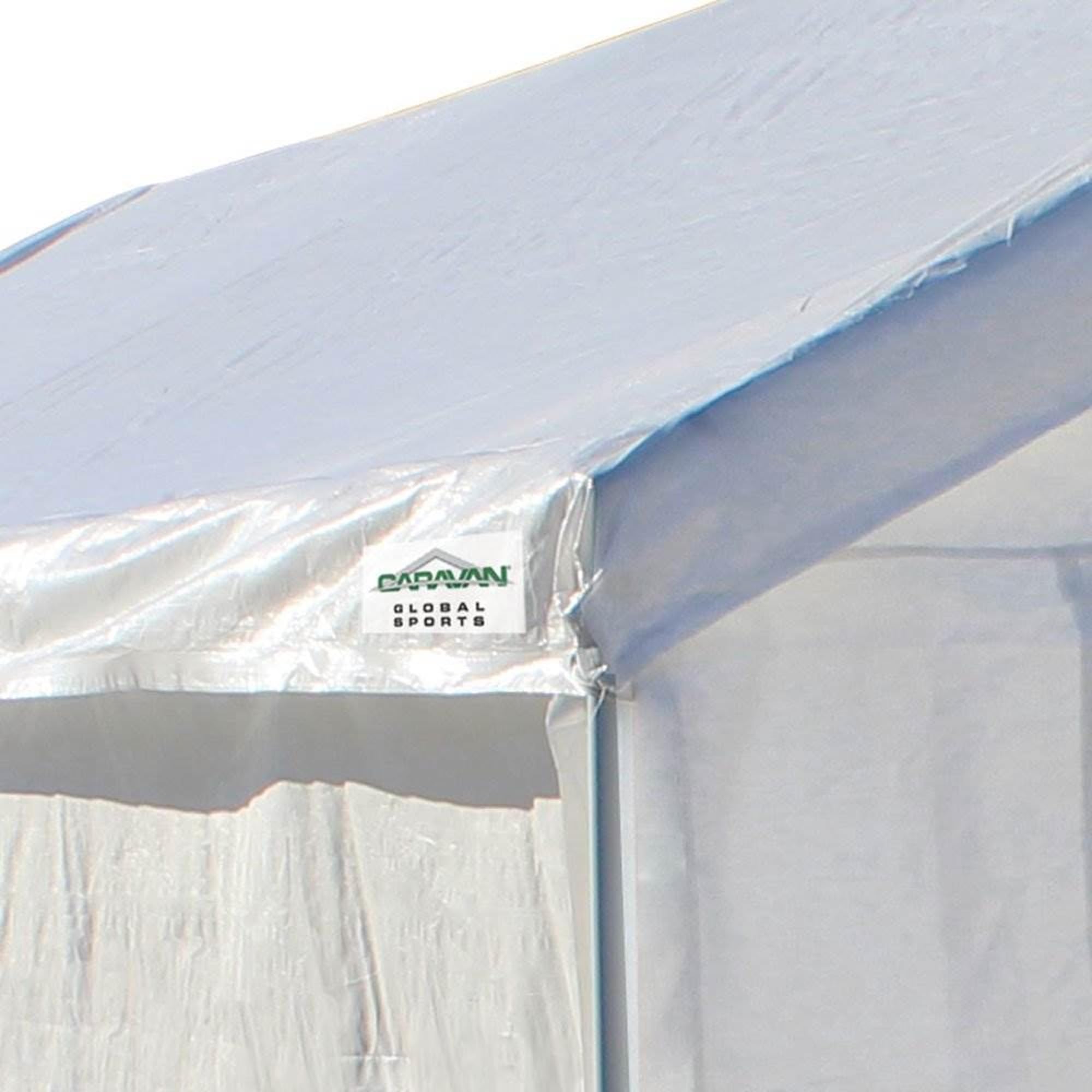Canopy Tent Sidewalls for Domain Carport with Adjustable Straps - Waterproof White Garage Storage Accessories - Perfect for Outdoor Events, Vehicle Protection & Temporary Shelter Solutions