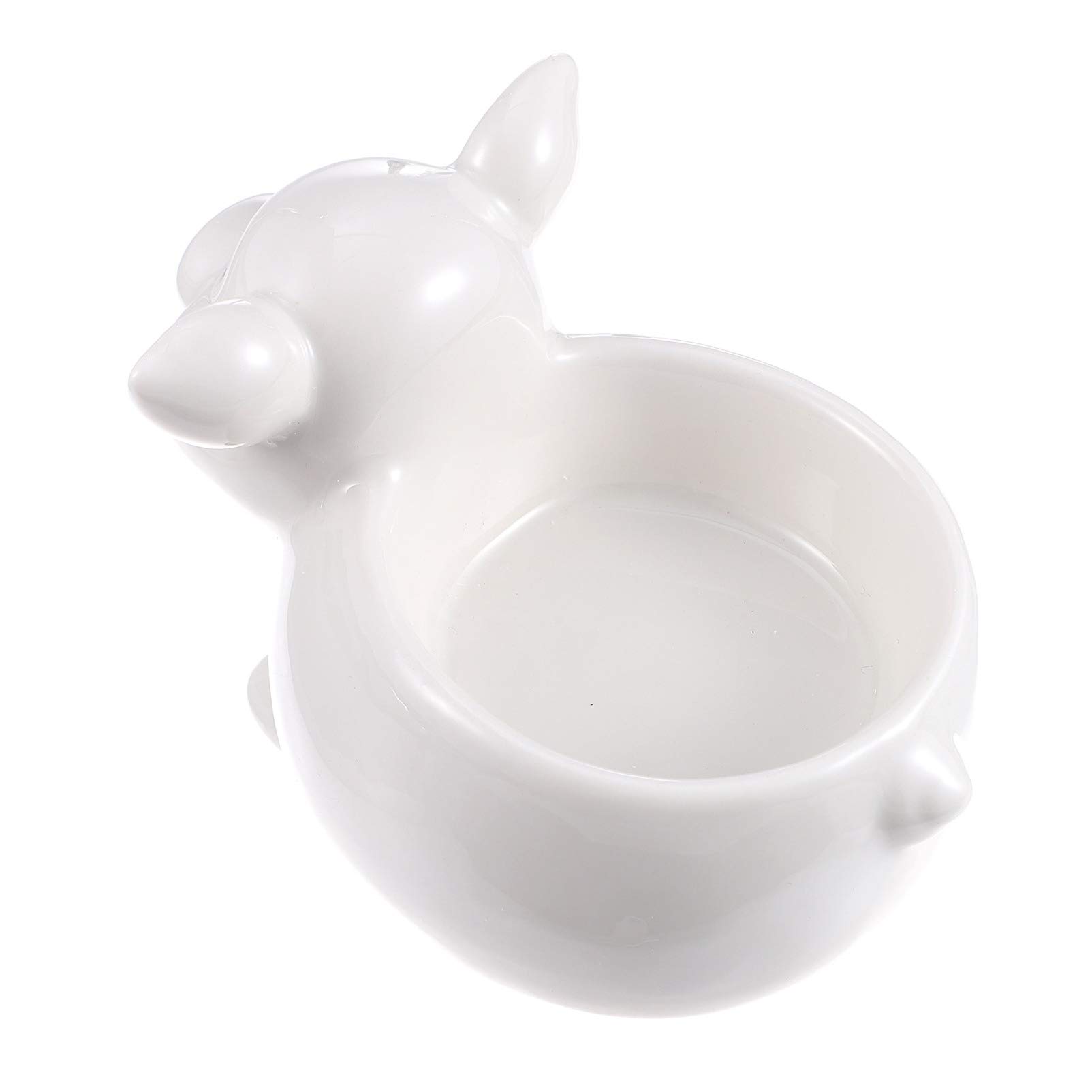 YARNOW Ceramic Animal Shaped Serving Bowls - Pig Design Dip Bowls for Soup, Soy Sauce, Ketchup, Seasoning & Salad | Cute Cartoon Serving Dish for Home Dining, Party Snacks & Restaurant Use