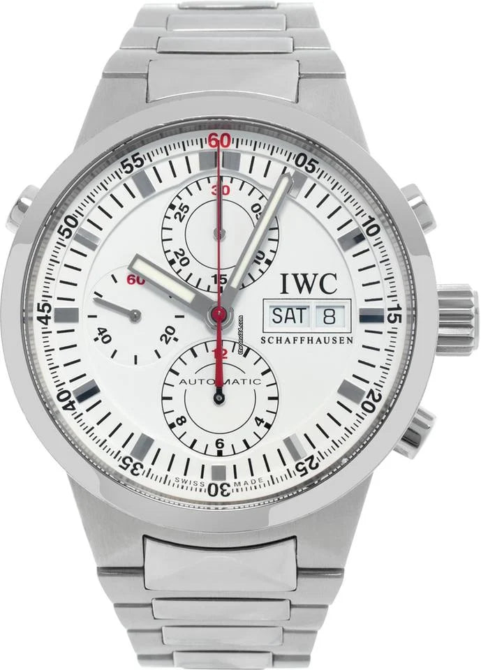 IWC GST Split Second Chronograph Stainless Steel Men's Watch - Luxury Swiss Timepiece for Business & Formal Occasions