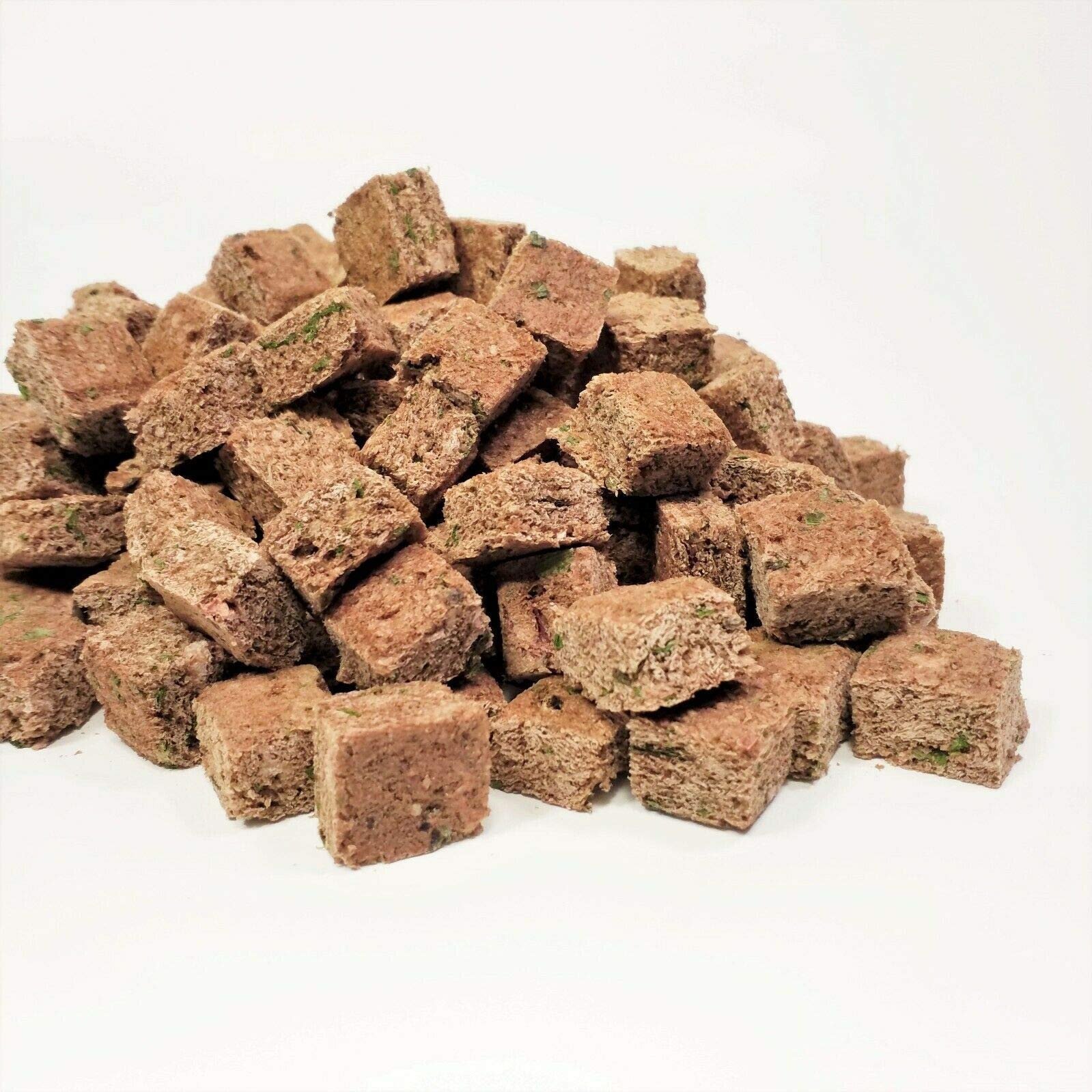 Premium Freeze Dried Beef Heart Fish Food - High Protein Growth Formula for Discus, Cichlids & Tropical Fish - Enhanced with Natural Astaxanthin - Ideal for Color Enhancement & Healthy Growth in Aquariums & Fish Tanks
