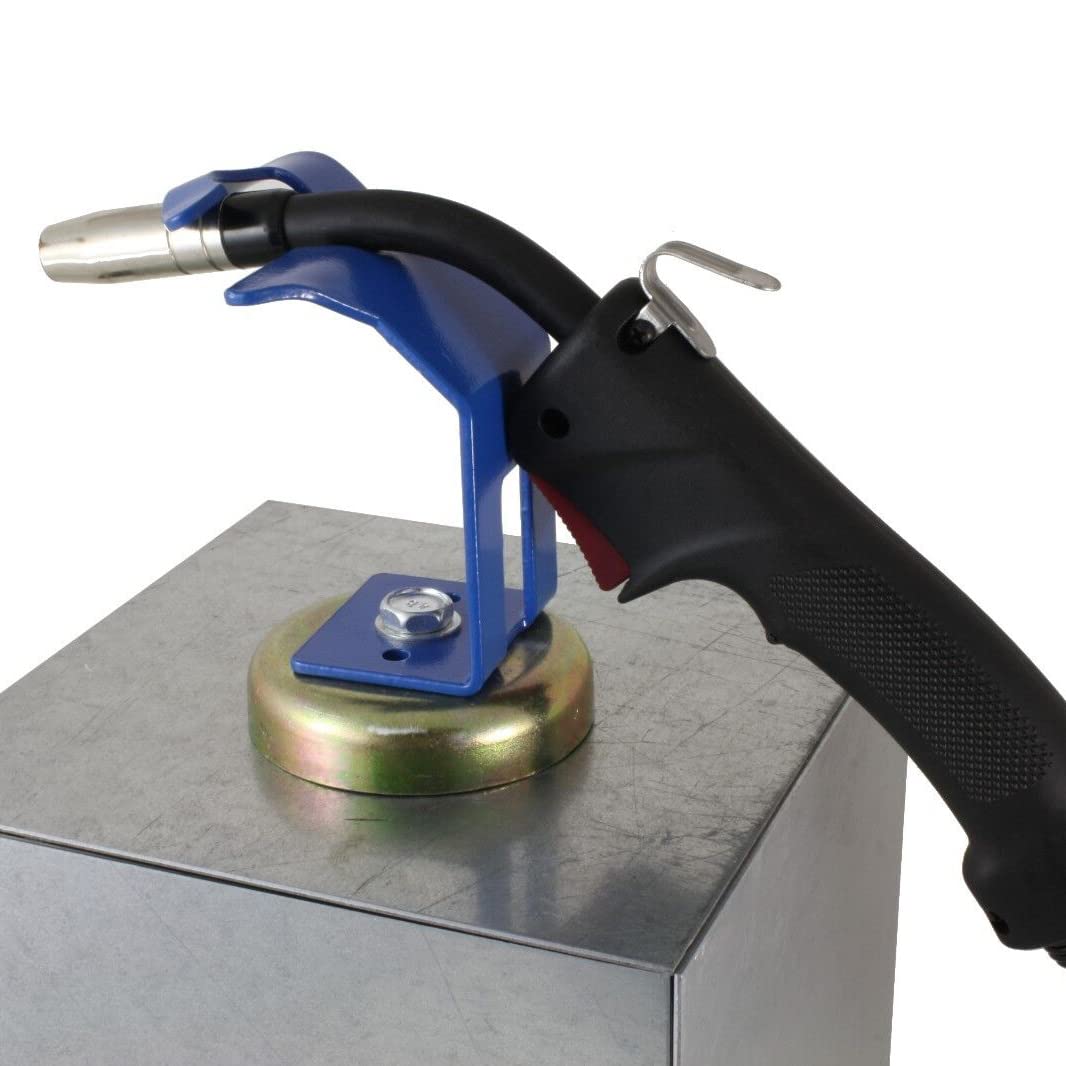 GUTIMORE MIG Torch Holder - Magnetic MIG Gun Holder with Strong Magnetic Base & Storage Hook for Welding Workbench | Perfect for Welders, Metal Fabrication & DIY Projects