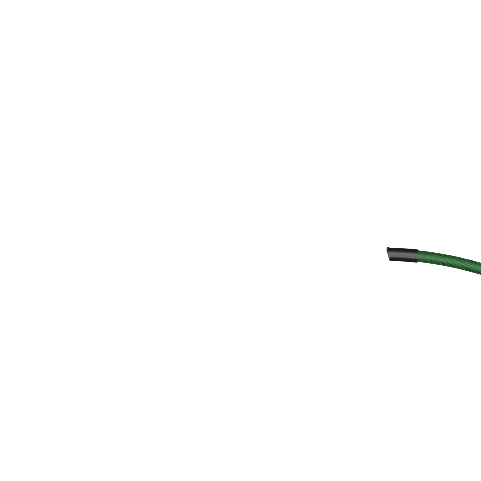 Glorious Coiled Cable - Premium Braided USB Cable in Forest Green - Perfect for Gaming, Office & Travel Accessories