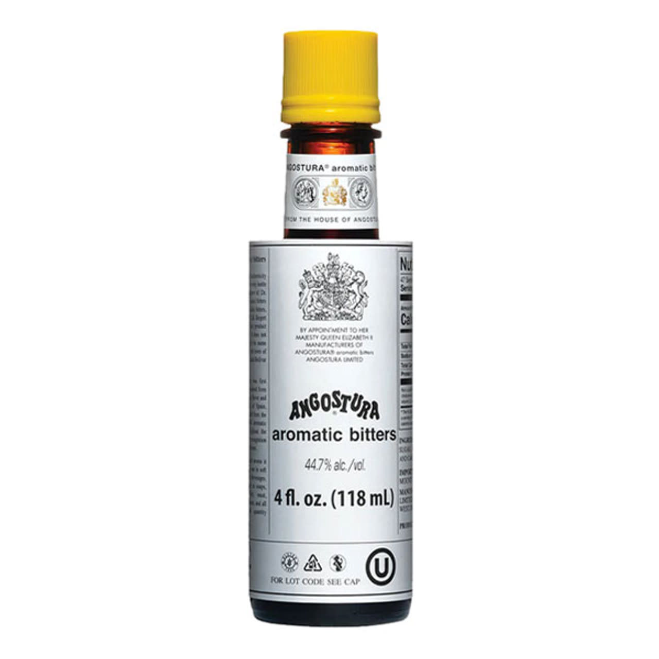 4oz Angostura Aromatic Bitters - Premium Cocktail Bitters for Old Fashioned, Manhattan & Mixology | Perfect for Home Bars & Professional Bartenders