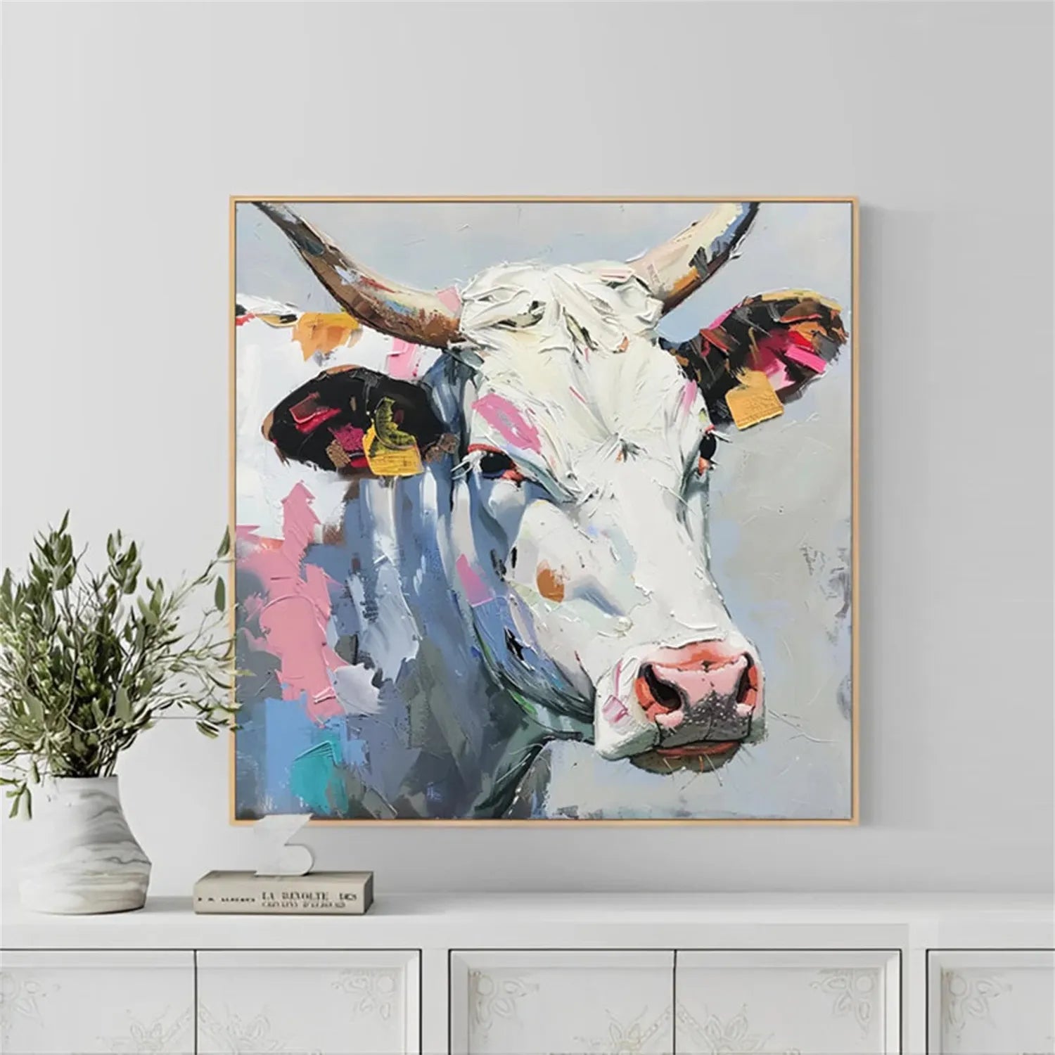 Animal Art Painting #AP093 - Handmade Wildlife Canvas Art for Home & Office Decor | Perfect for Living Room, Bedroom, or Gift