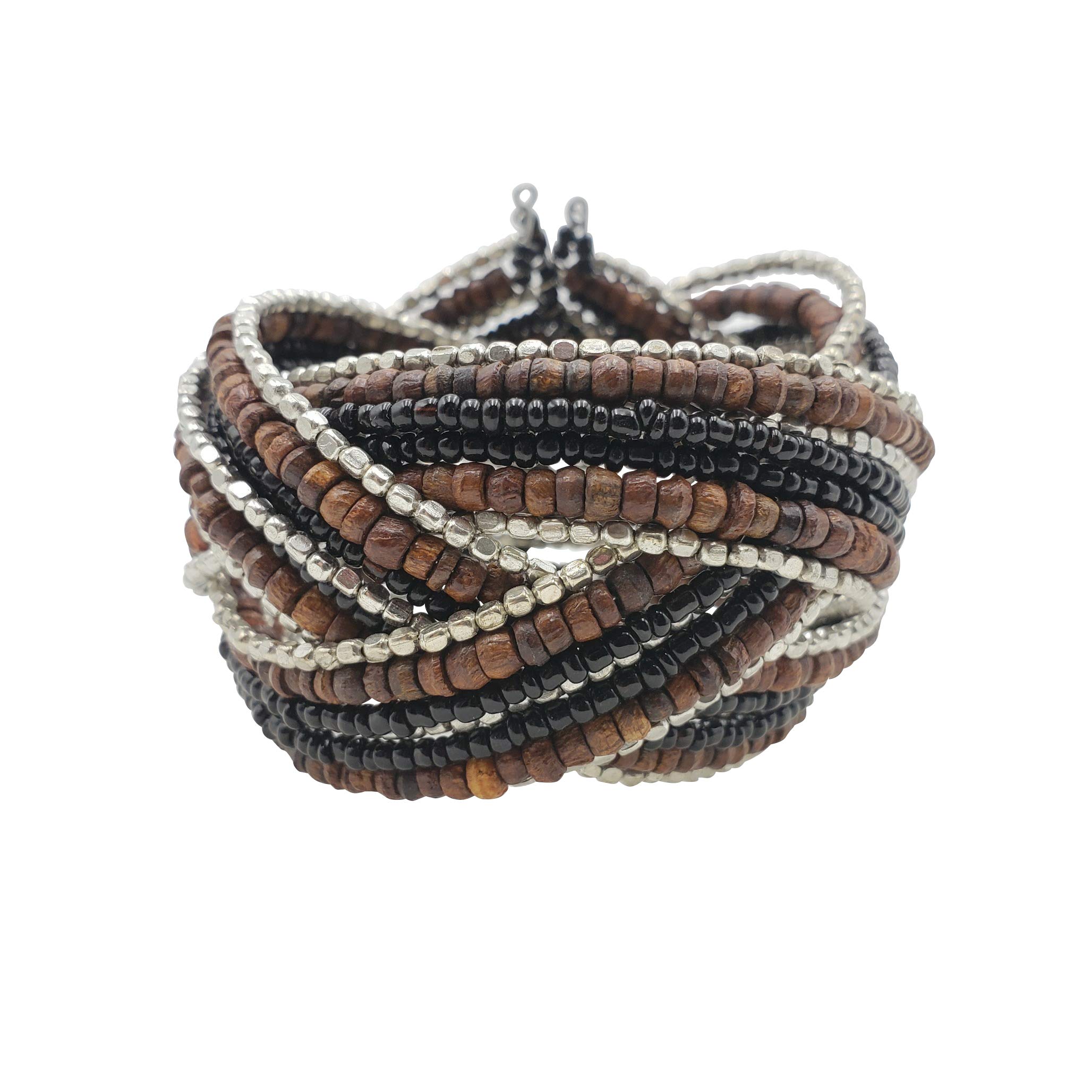 Elegant Seed Bead Cuff Bracelet for Women | Handmade Boho Jewelry | Perfect for Parties, Weddings & Everyday Wear