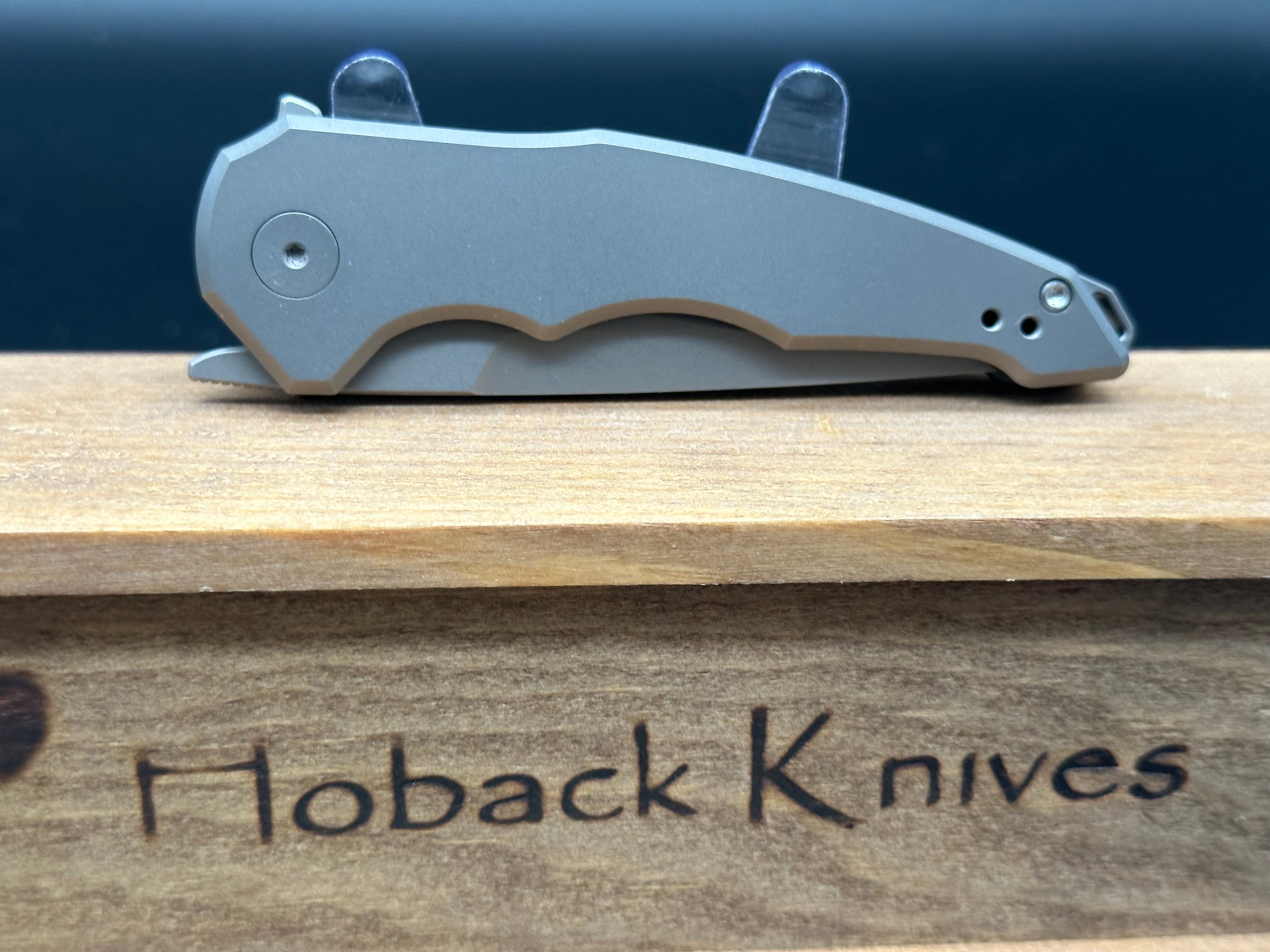 Jake Hoback OneSam Frame Lock Folding Knife - 3.25