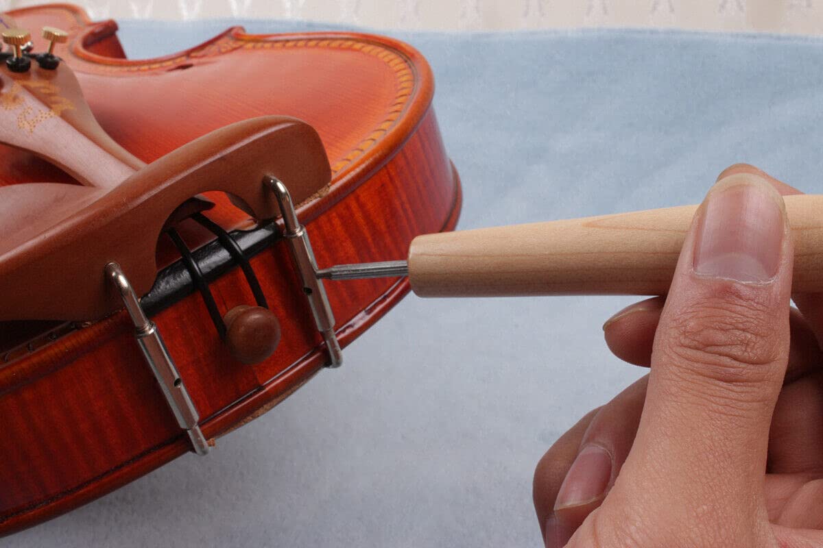 Premium All-Metal Violin Chin Rest Clamp Key - Heavy Duty & Durable Violin Accessory for Professional Musicians & Students - Perfect for Practice, Performances & Instrument Maintenance