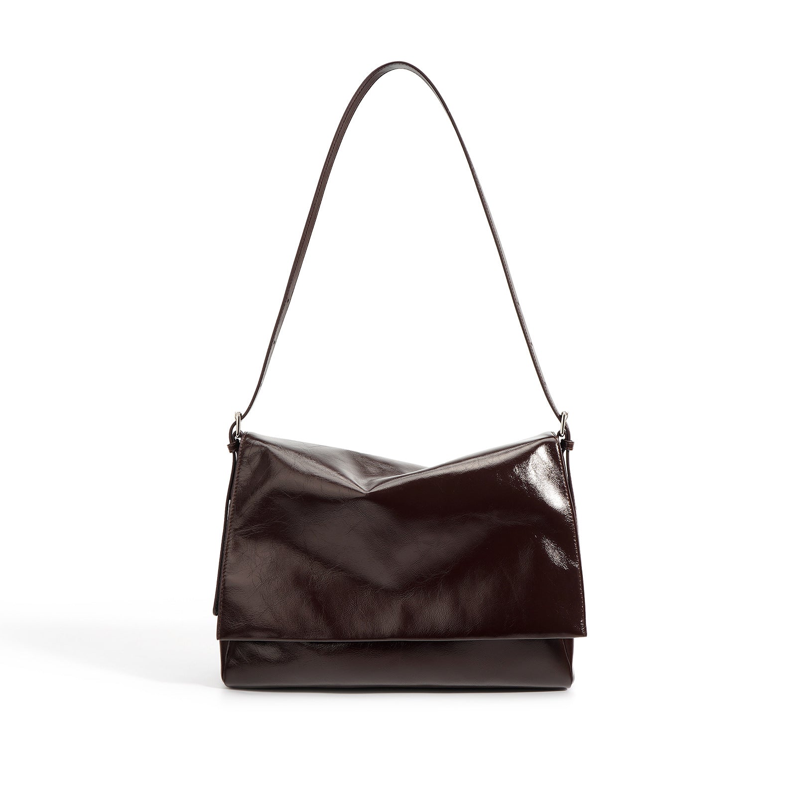 Stylish Compact Flap Shoulder Bag for Women - Lightweight Crossbody Purse with Adjustable Strap, Perfect for Travel, Work, and Everyday Use