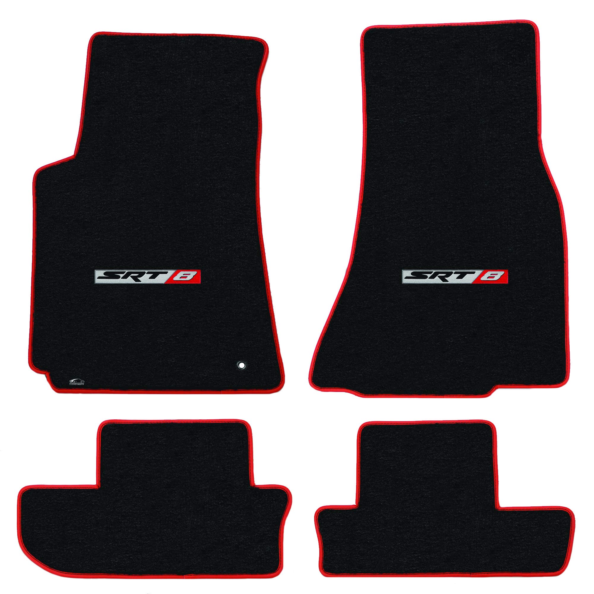 Premium Custom-Fit Carpeted Floor Mats for Dodge Challenger 2008-2010 - Luxury Car Floor Liners (4-Piece Set, Front & Rear, Charcoal) | Perfect for Daily Commuting, Road Trips & Vehicle Protection