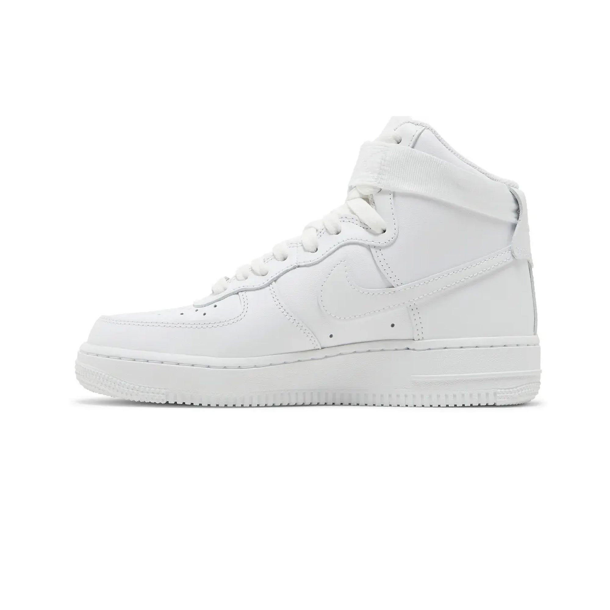 Nike Air Force 1 High '07 'Triple White' Sneakers - Men's Basketball Shoes (2014 Retro) - Perfect for Streetwear & Casual Fashion
