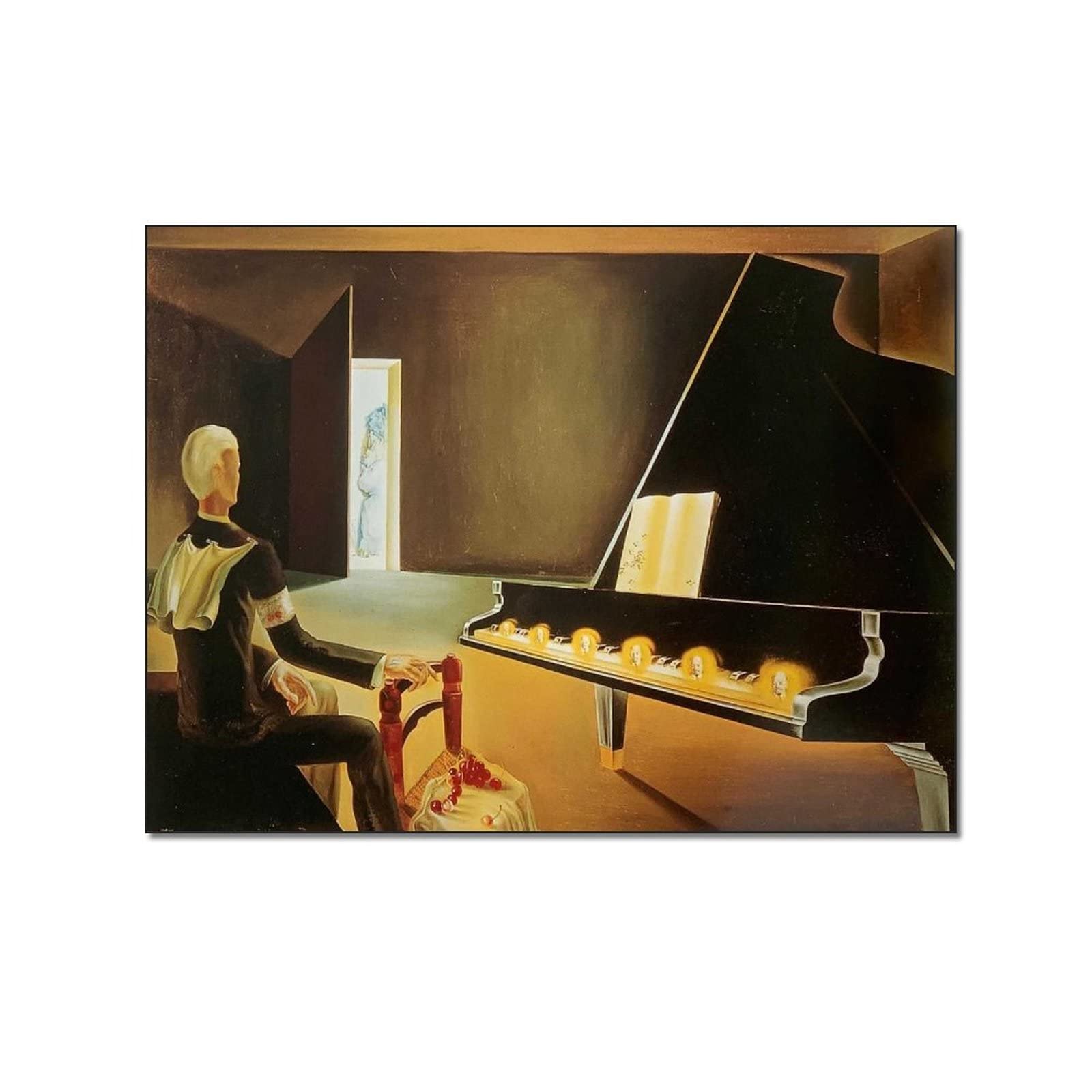 Abstract Oil Painting Poster - Lenin's Six Manifestations Illusion Artwork | 8x10 Inch (20x26cm) Canvas Wall Art for Bedroom, Living Room & Office Decor | Perfect for Modern Homes, Apartments & Artistic Spaces