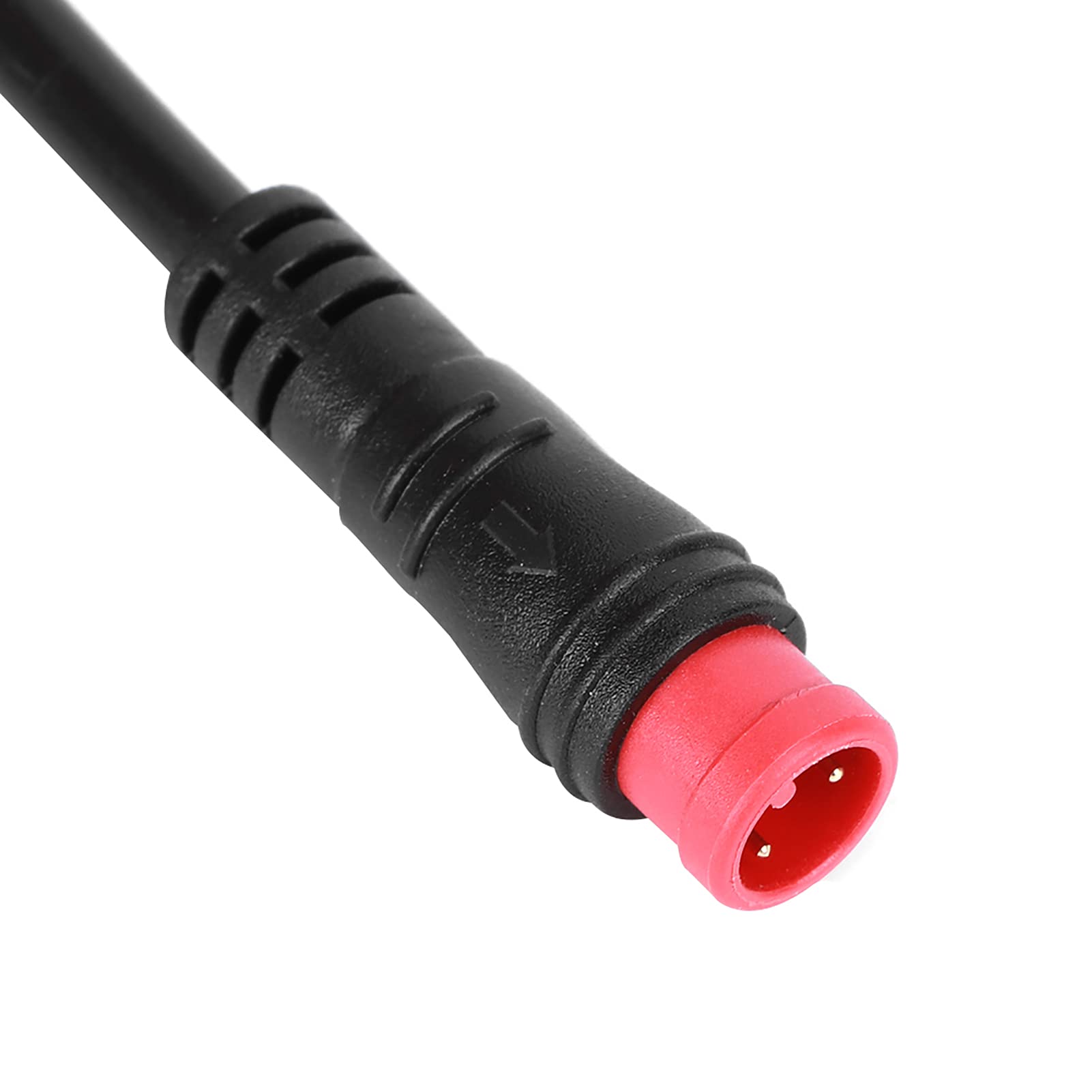 LED Tail Light for Bikes - 2 Pin Red Warning Light with Connector | Durable Riding Equipment for Night Cycling & Safety