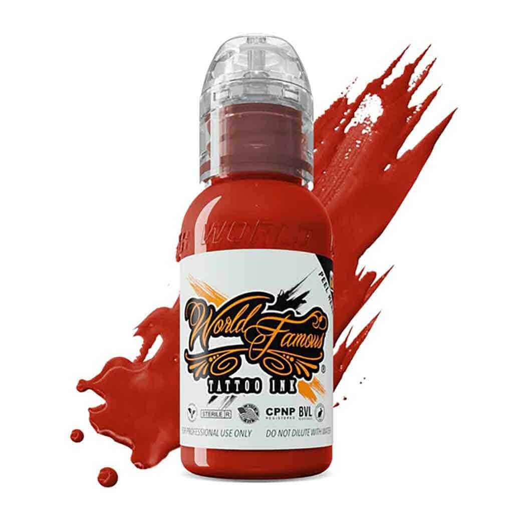 Authentic Red Hot Chili Pepper Ink - 1 oz Bottle for Tattoos, Calligraphy & Art | Premium Quality, World Famous Ink for Professional & DIY Use