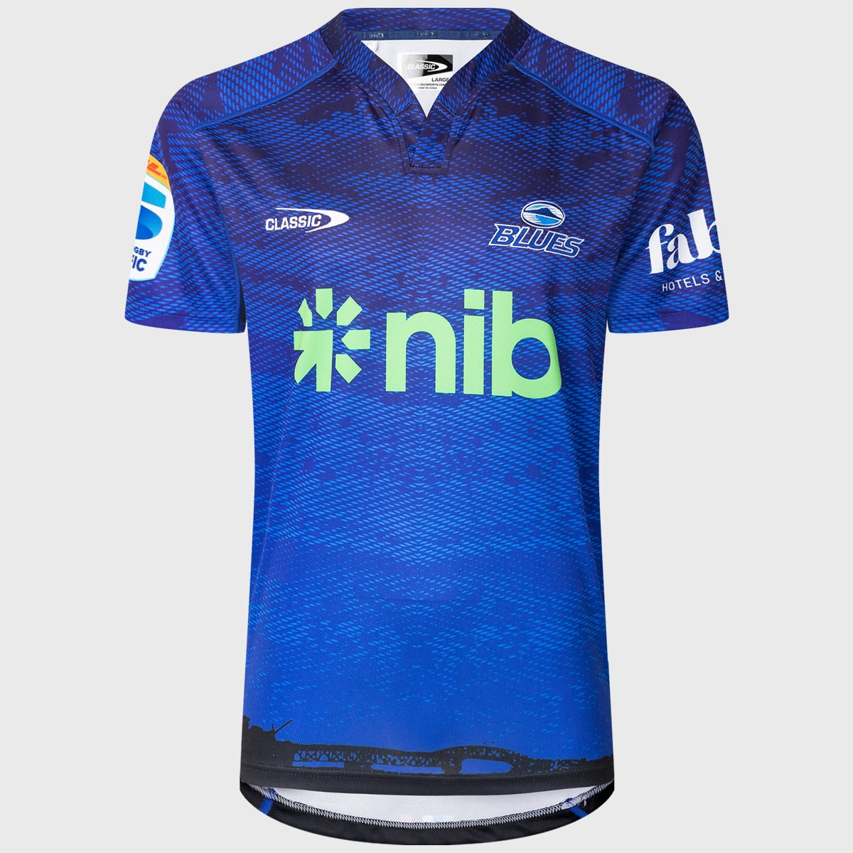 Classic Blue Super Rugby Jersey - Official Home Rugby Shirt for Men | Breathable Performance Fabric for Rugby Matches & Fan Support