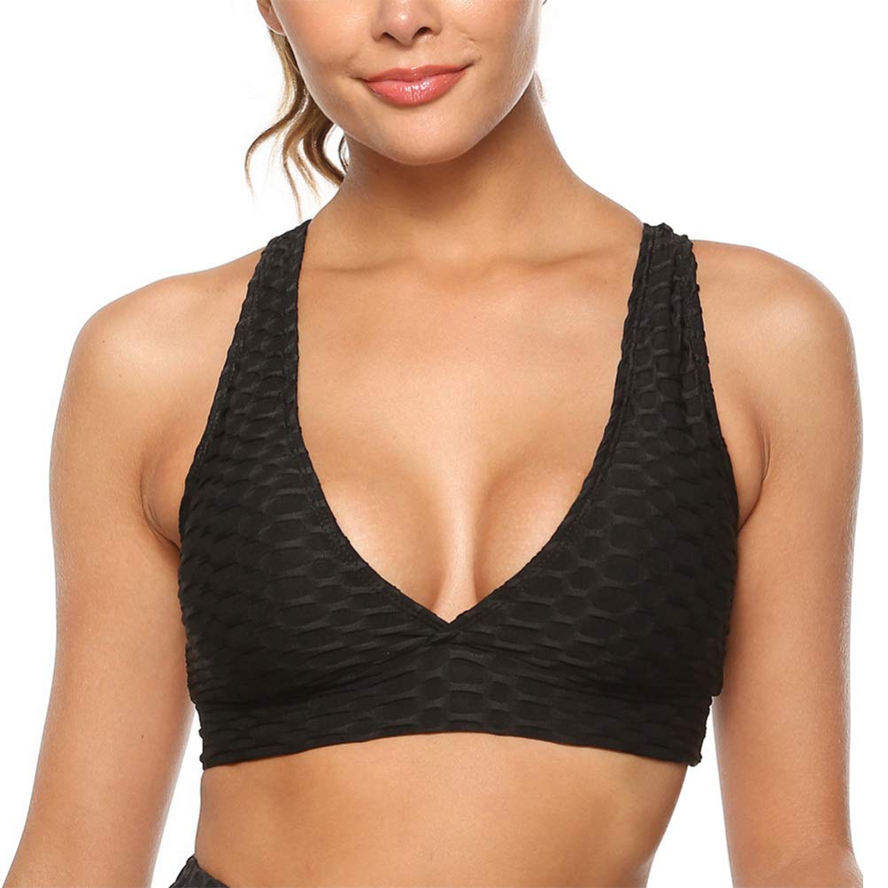 KESYOO High Support Sports Bra for Women - Durable & Breathable Yoga Bra, Workout Top for Running, Gym, Fitness & Activewear
