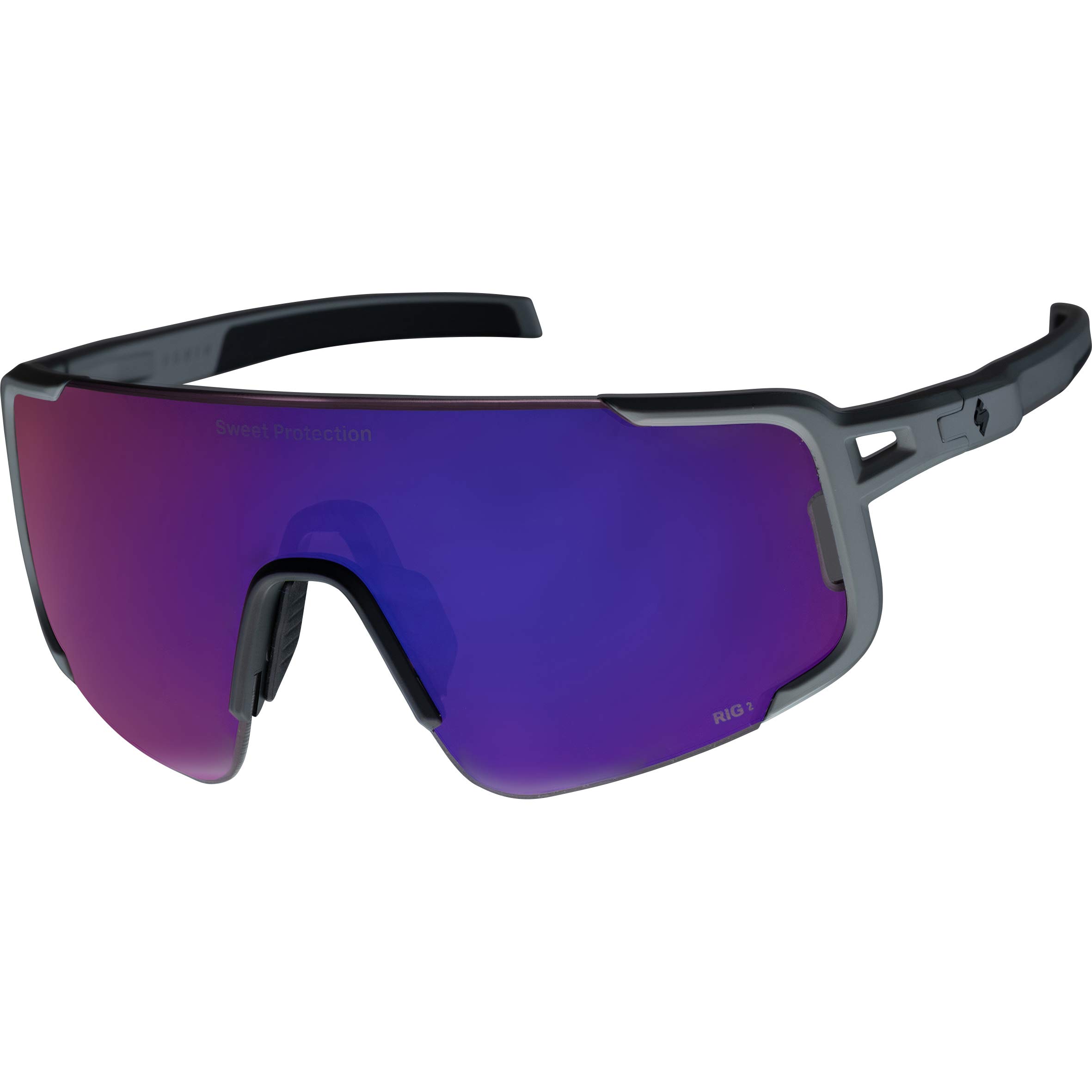 Sweet Protection Ronin Rig Reflect Sunglasses - Semi-Frameless Safety Glasses with Anti-Fog & UV400 Protection | Rig Lens Technology for Cycling, Running, Outdoor Sports