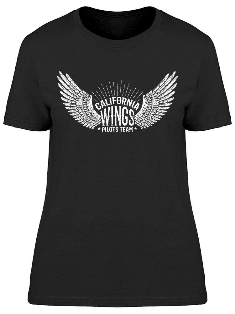 Smartprints California Wings Graphic T-Shirt for Women - Casual Streetwear & Summer Outfit Essential