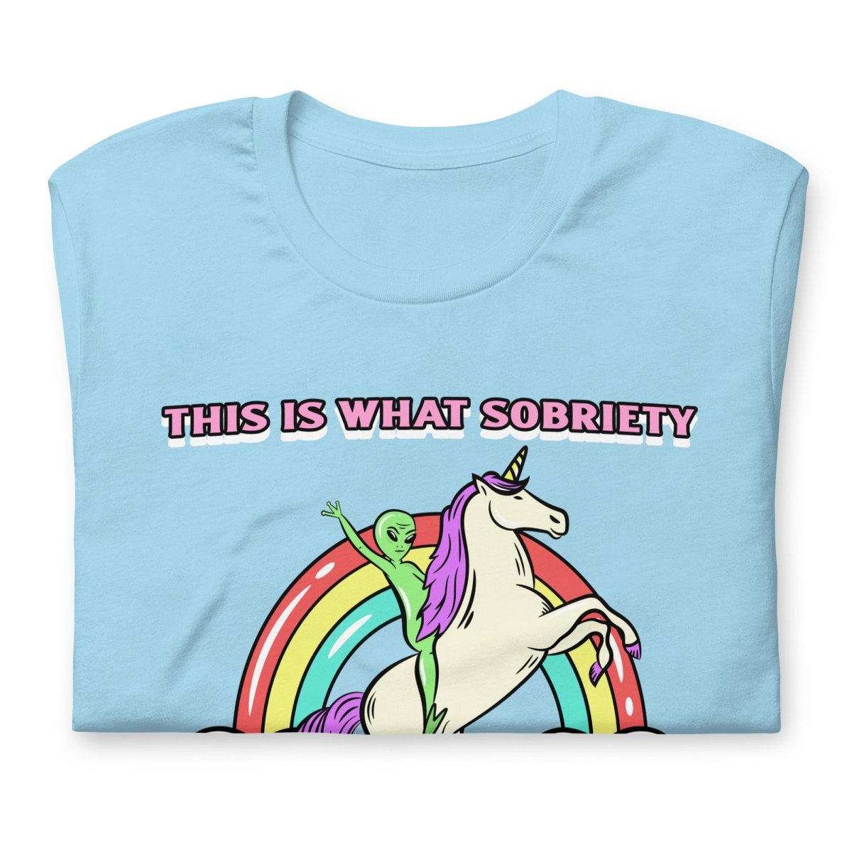 This Is What Sobriety Feels Like Unisex T-Shirt | Adventure Awaits Motivational Tee | Perfect for Recovery Support & Outdoor Activities