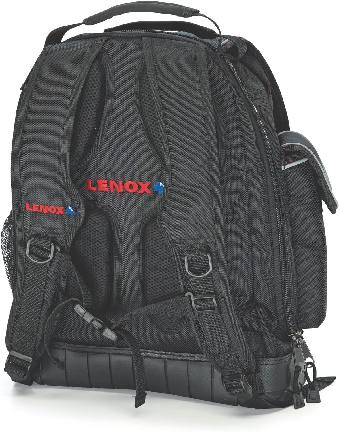 LENOX 30-Pocket Heavy Duty Tool Backpack for Electricians & Contractors - Durable Gray Work Backpack (1894646) - Perfect for Construction Sites, HVAC Work & DIY Projects