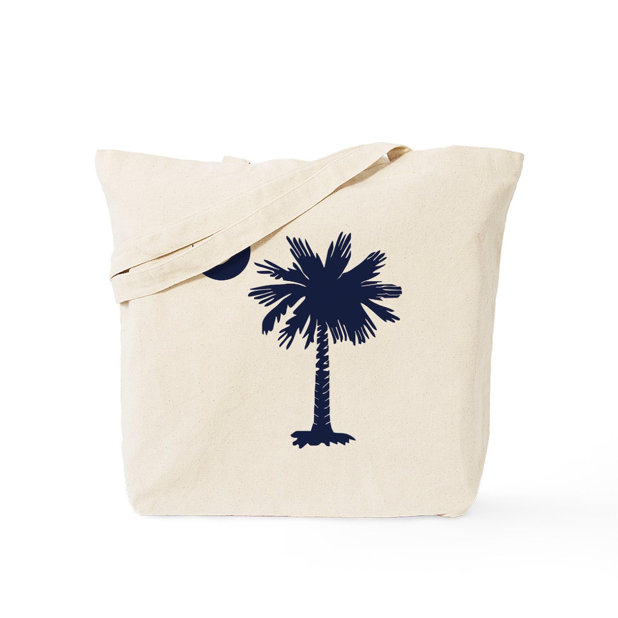 South Carolina Flag Tote Bag - Natural Canvas Reusable Shopping Bag for Groceries, Beach, Picnics & Daily Use | Durable & Eco-Friendly