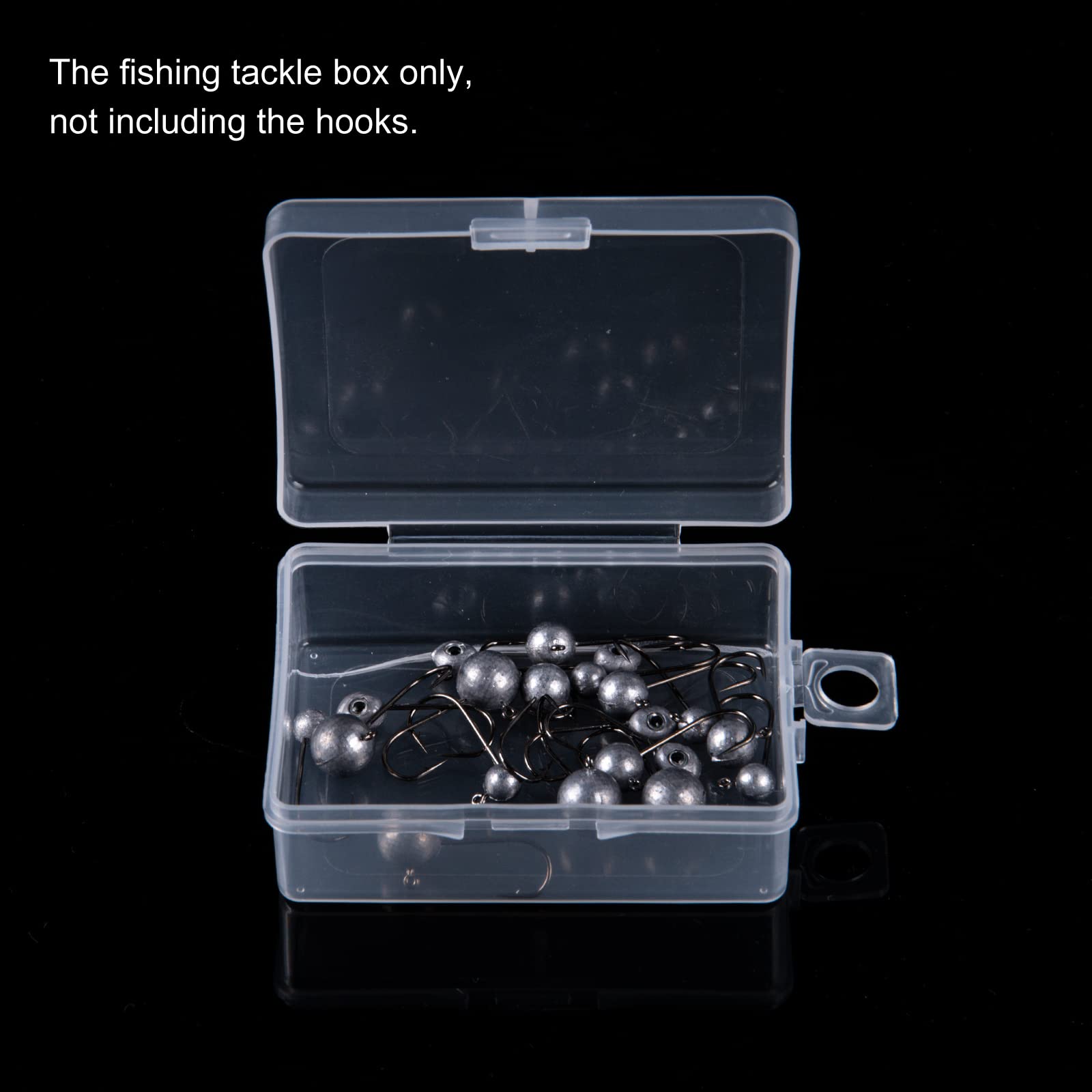 Goture Waterproof Fishing Tackle Box - 9.84×6.49×1.41 Inch Plastic Bait Storage Case with Lure Organizer - Durable Grey Fishing Accessories Container (34.07 oz) - Perfect for Bass, Trout & Saltwater Fishing Trips