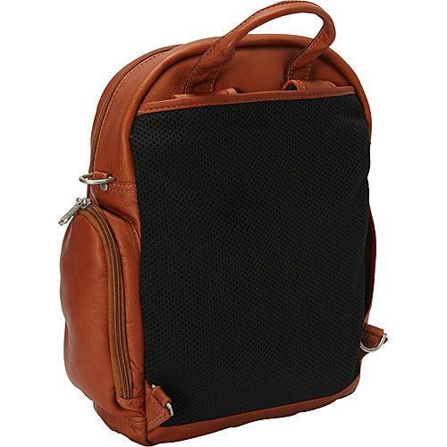 Premium Genuine Leather Laptop Backpack for Men & Women - Business Travel & Commuting - Fits 15.6 Inch Laptop - Stylish Shoulder Bag for Work, Office & College Use