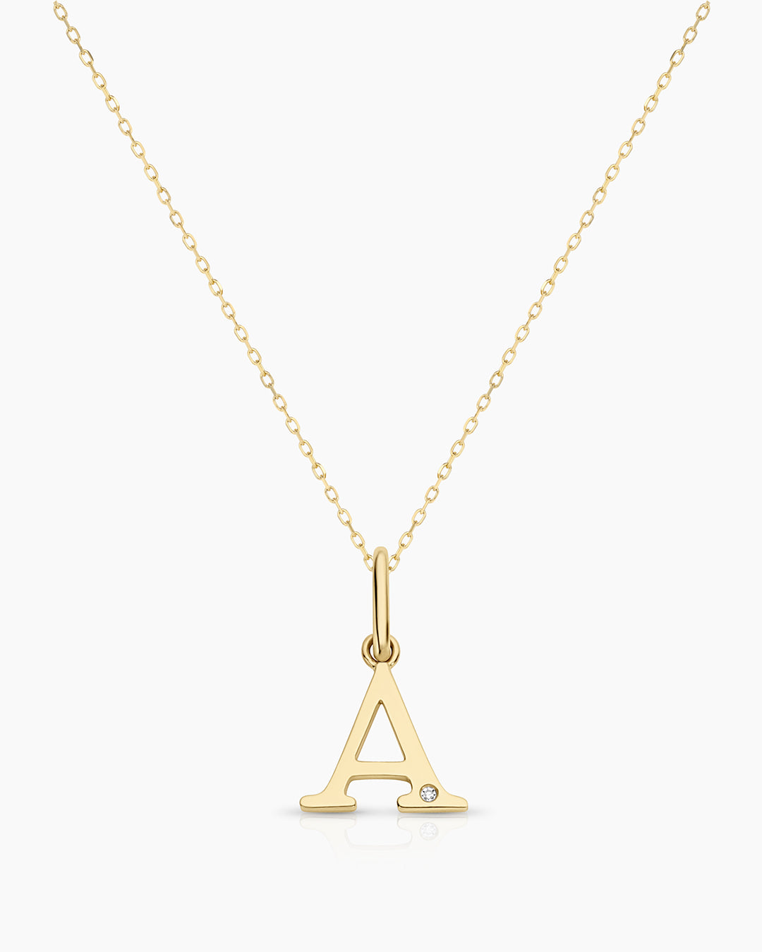 Vintage Diamond Alphabet Charm Necklace - Personalized Initial Pendant Jewelry for Women, Gift for Her, Birthday, Anniversary, Valentine's Day