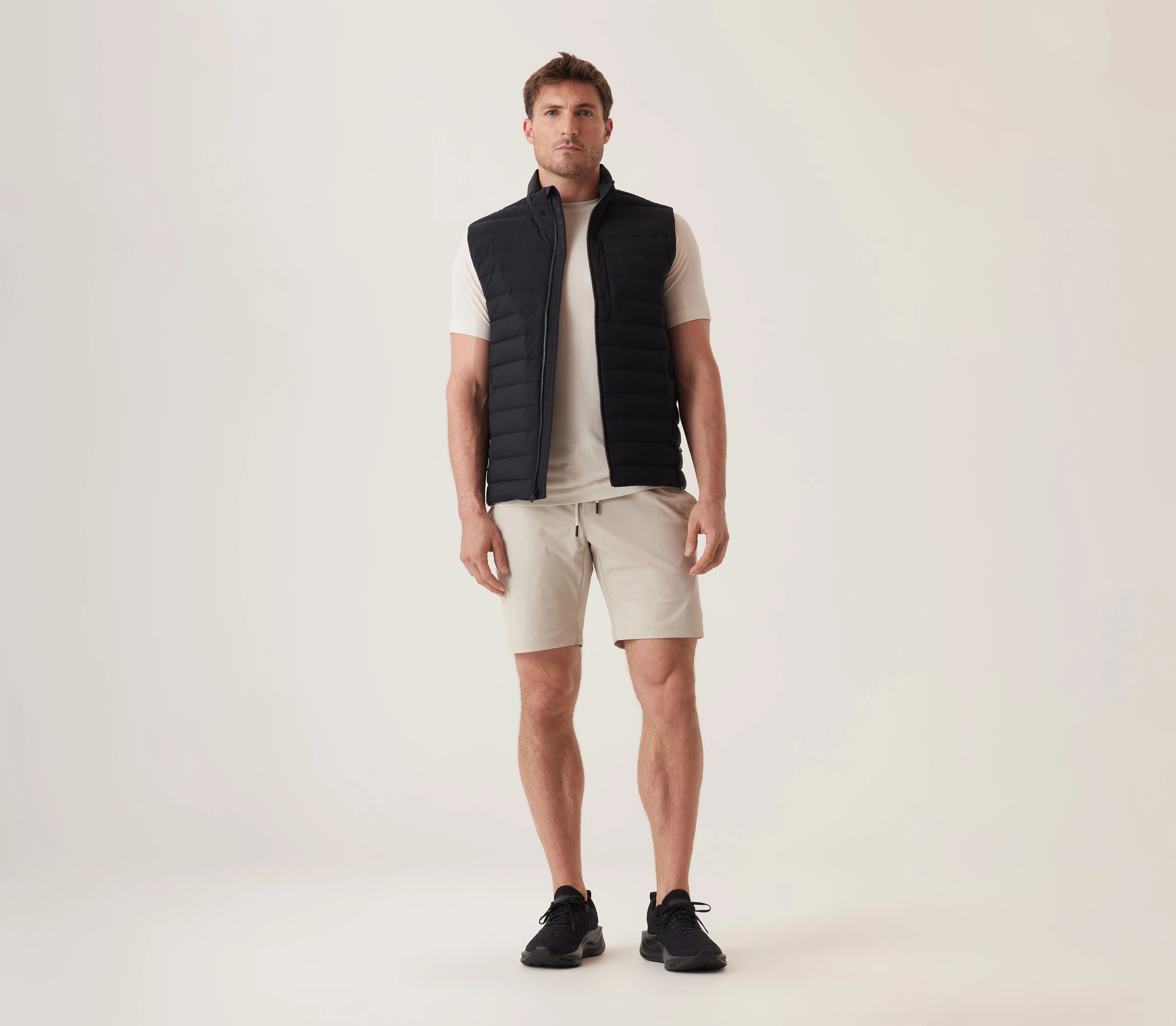 Deke Solarx Cargo Bermuda Shorts for Men - Lightweight Nano Nylon Warp Knit, Silver - Perfect for Hiking, Travel & Outdoor Adventures