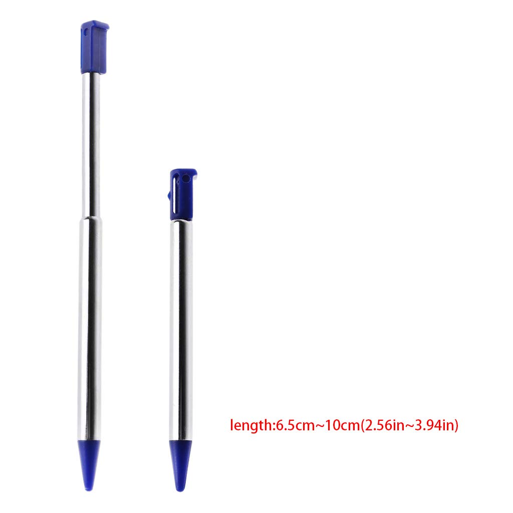 Metal Adjustable Stylus Pen for Nintendo 3DS - Extendable Touch Screen Stylus Replacement (White) - Perfect for Gaming, Drawing & Precise Touchscreen Control