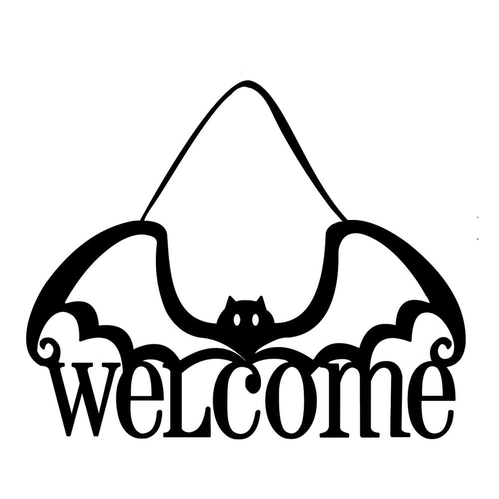 Halloween Bat Decorations for Home - Non-Woven Hanging Bats for Doors, Walls & Indoor Party Decor | Spooky Halloween Party Supplies for House Decorating