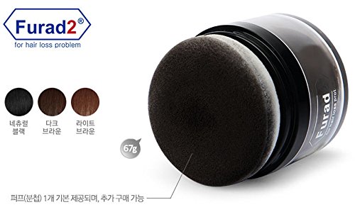 Internal Wide Hair Powder - Hair Building Fibers for Thinning Hair & Volume Boost (67g, Black) | Instant Coverage for Hair Loss | Perfect for Daily Styling & Special Occasions