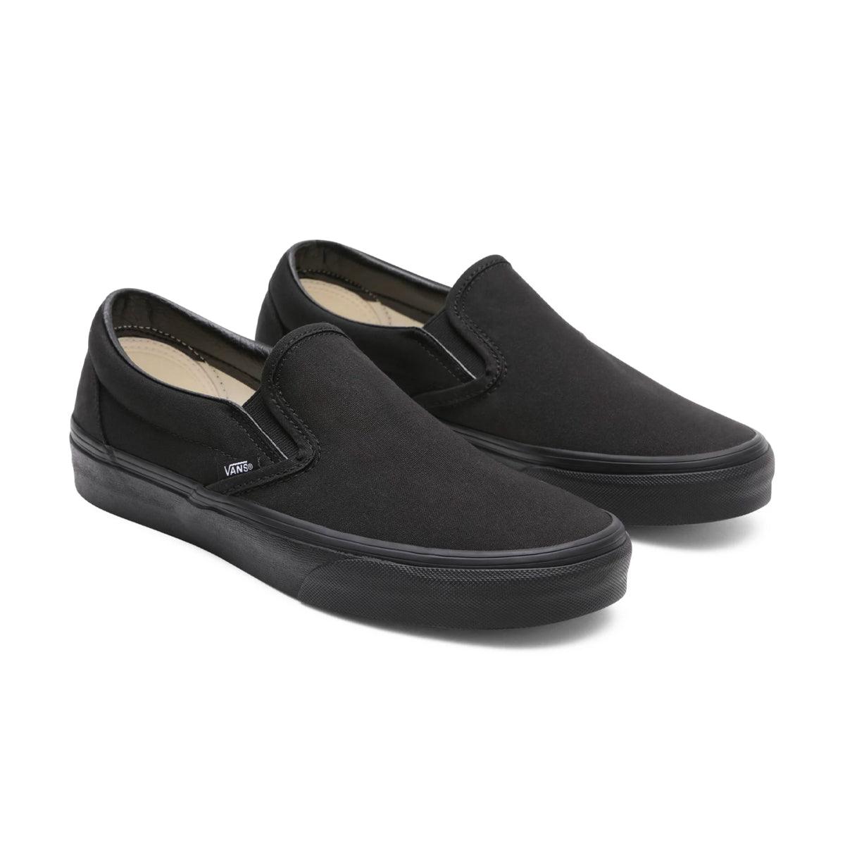 Classic Slip-On 'Triple Black' Shoes - Comfortable & Stylish Sneakers for Men & Women | Perfect for Casual Wear, Walking & Everyday Use