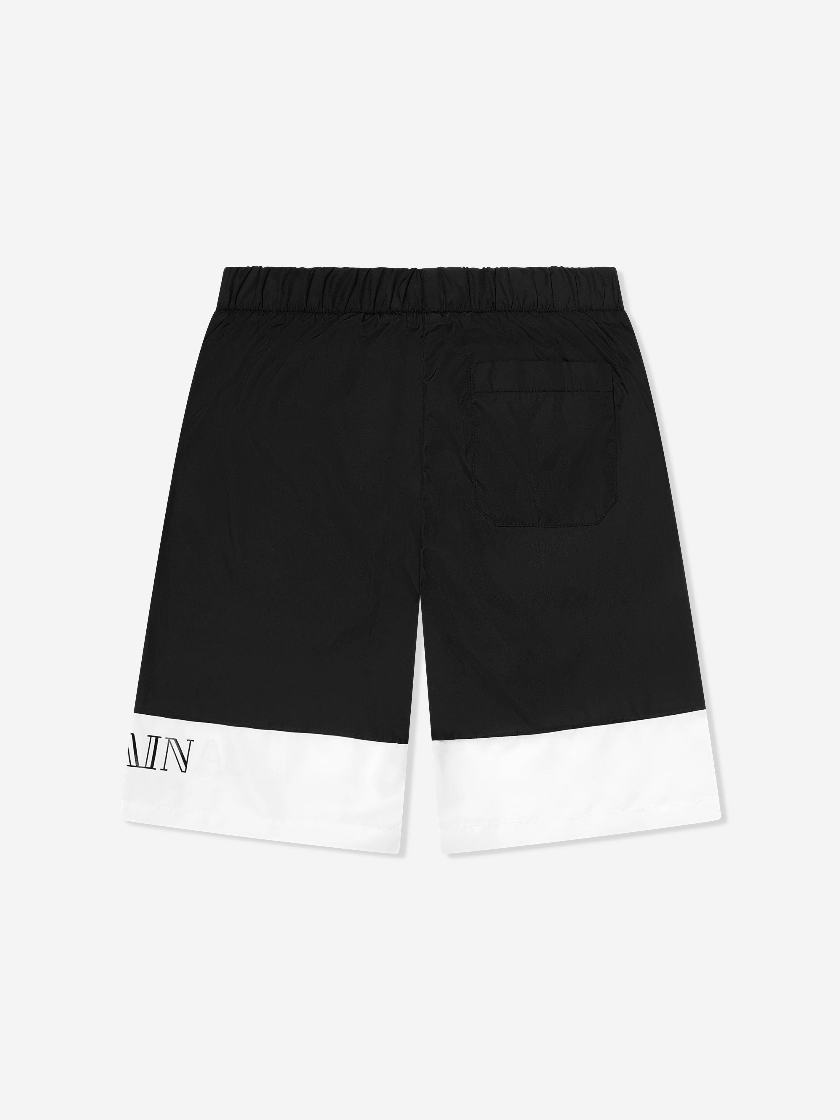 Balmain Boys Logo Swim Shorts for Kids - Black Quick-Dry Swim Trunks for Beach, Pool & Summer Vacations