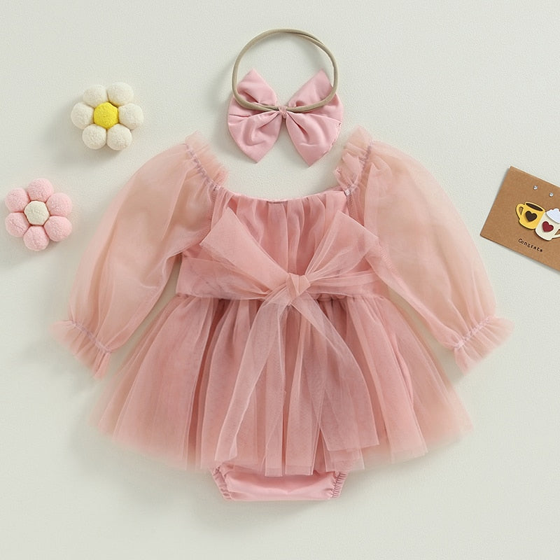 Adorable & Comfortable Baby Girl Rompers - Soft Cotton Outfits for Infants & Toddlers - Perfect for Playtime, Parties & Photo Shoots