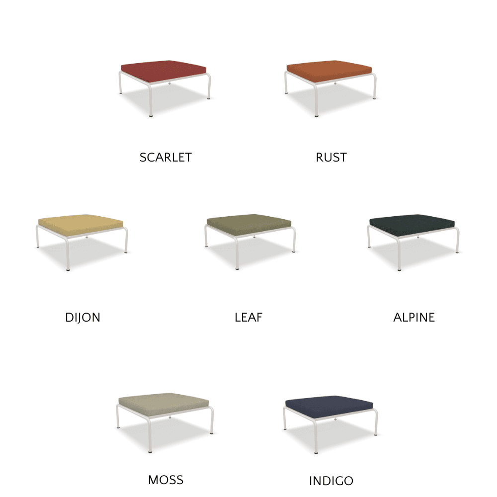 AVON Outdoor Ottoman - Waterproof Patio Furniture, Foldable Storage Bench for Garden, Deck, and Poolside - Perfect for Relaxing & Extra Seating