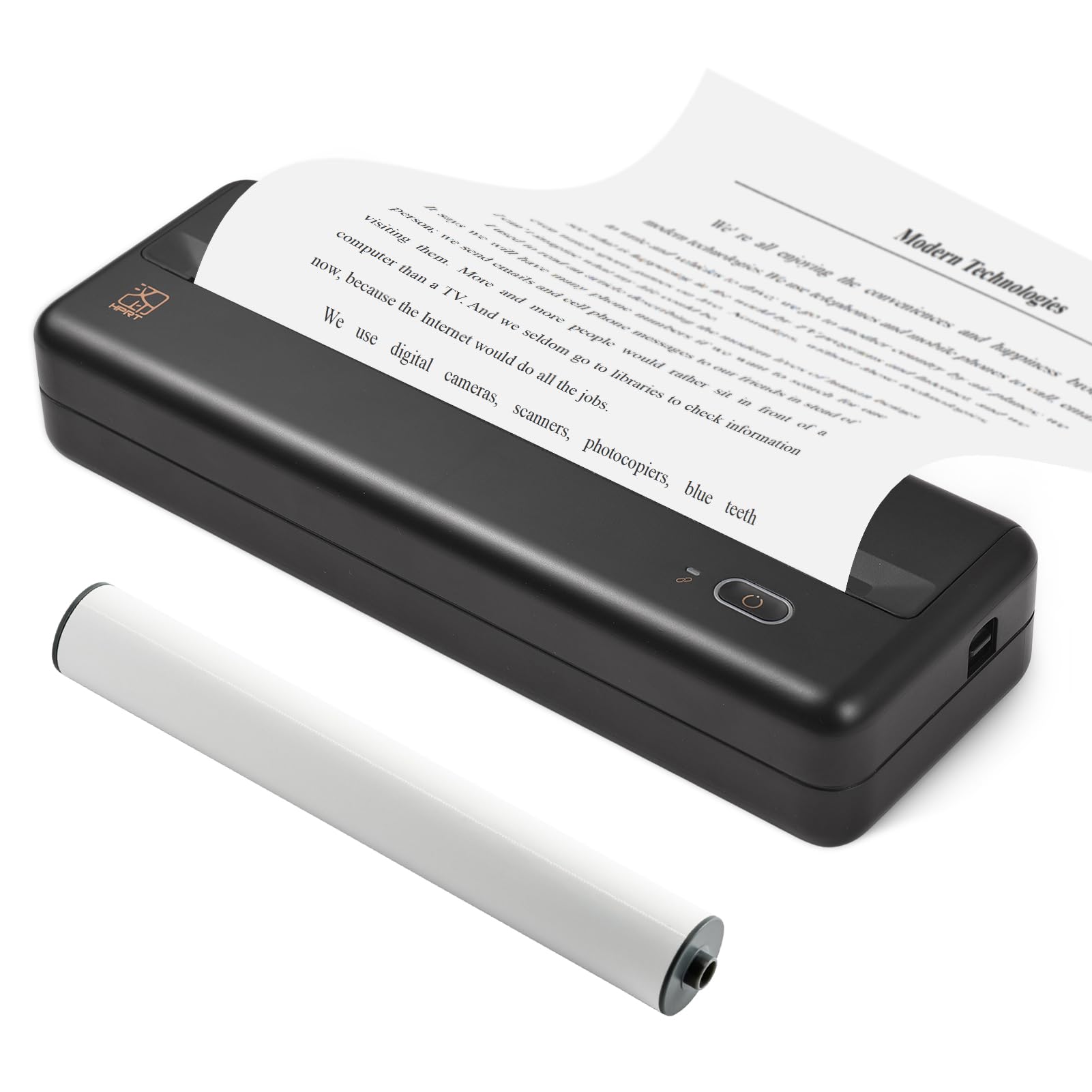 HPRT MT810 A4 Portable Thermal Printer - Wireless Bluetooth Printing for iOS & Android - Compact Photo Printer (210x110mm) - Ideal for Home, Office & On-the-Go Receipt Printing