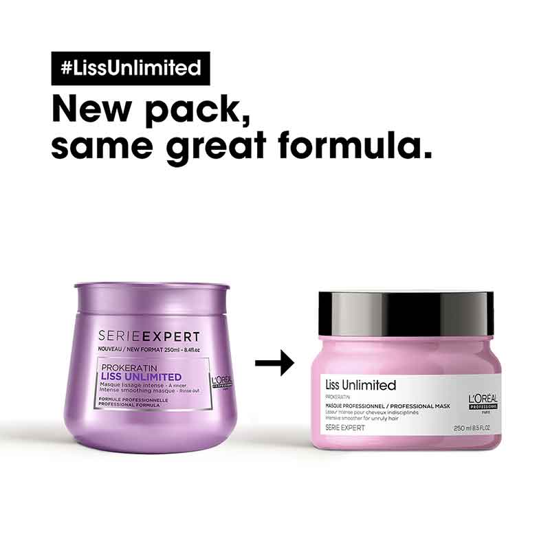 L'Oréal Professionnel Smoothing Liss Masque - Intense Hydrating & Frizz Control Hair Mask for Straight & Smooth Hair - Perfect for Salon-Quality At-Home Hair Care & Daily Styling
