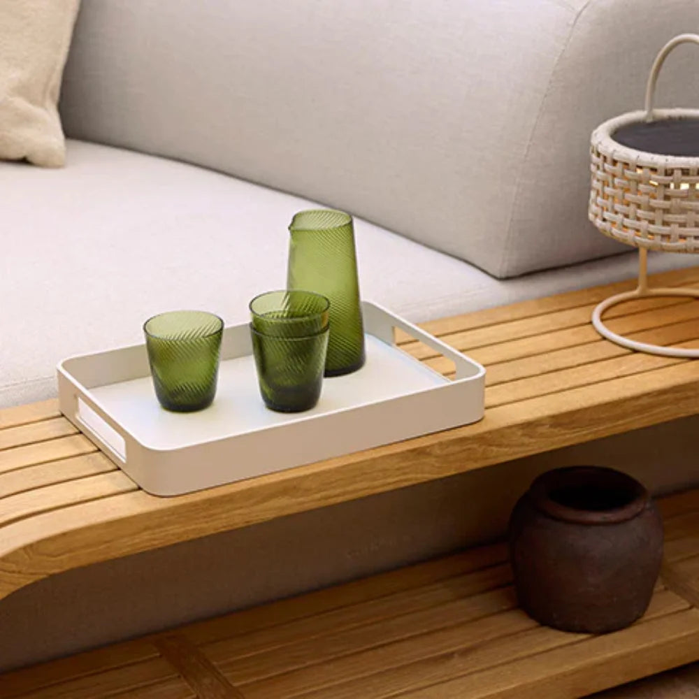 Premium Rectangle Club Tray - Elegant Serving Platter for Parties, Events & Home Decor | Durable Plastic Serving Tray for Food, Drinks & Appetizers | Perfect for Entertaining, Weddings & Catering