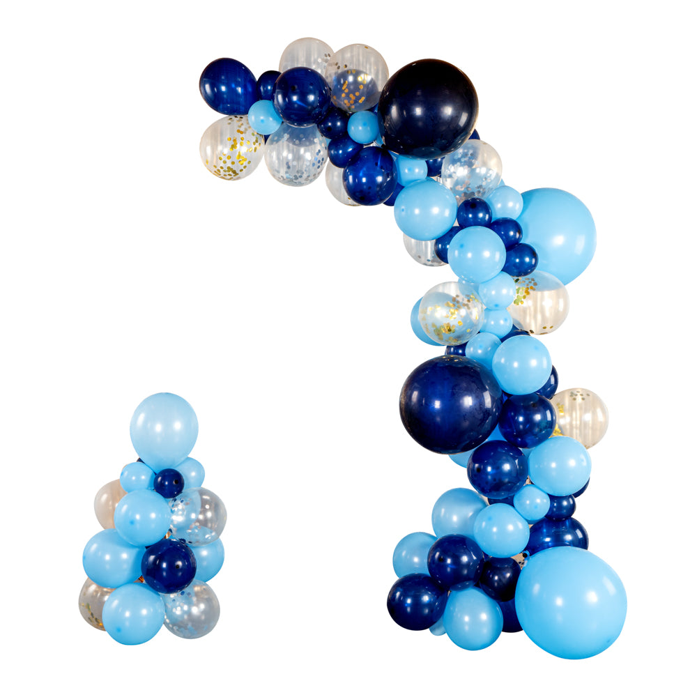 Navy and Sky Blue Balloon Arch Kit - 106 Pieces Balloon Garland Set for Parties, Weddings, Baby Showers & Home Decor | 1 Count Box