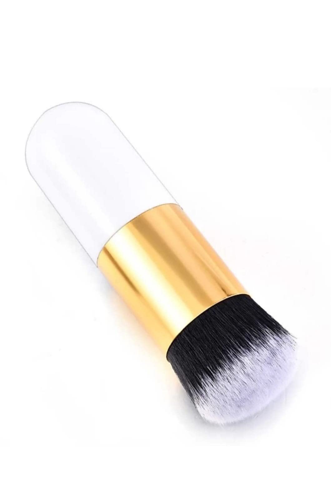 AIR BEAUTY Professional Foundation Makeup Brush - Soft Synthetic Bristles for Flawless Liquid & Powder Application - Perfect for Daily Makeup & Travel (Pack of 1)