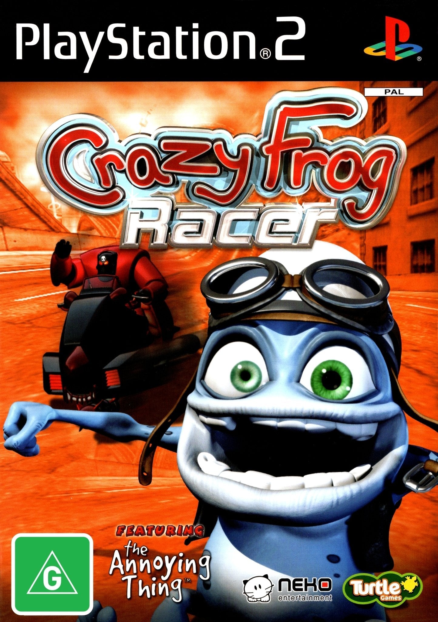 Crazy Frog Racer - Classic PS2 Game for Playstation 2 (PAL Version) - Perfect for Retro Gaming Nights and Collectors