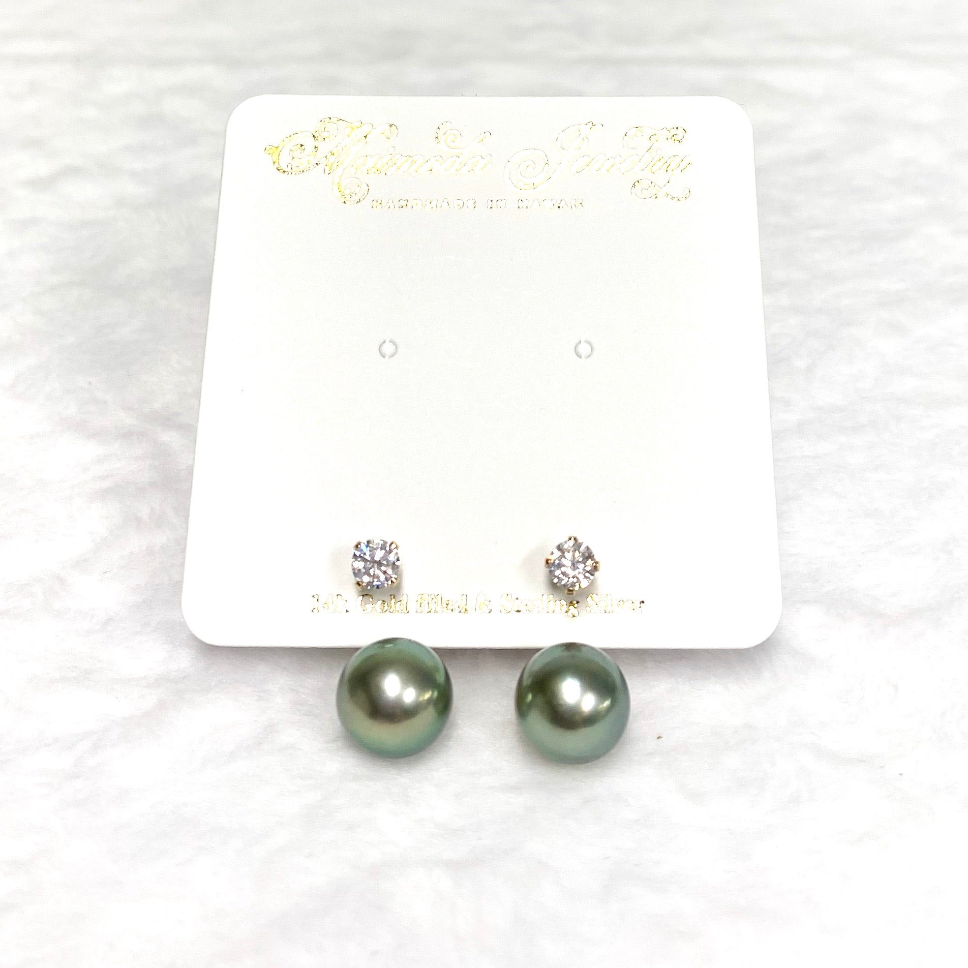 HAIKU CZ & MOMI Earrings for Women - Elegant Cubic Zirconia & Pearl Dangle Earrings | Perfect for Weddings, Parties & Special Occasions
