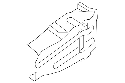 Genuine Nissan Reinforce Hood Ledge Rear Right (F4186-ZP4MA) - OEM Replacement Part for Nissan Vehicles | Perfect for Hood Repair & Maintenance